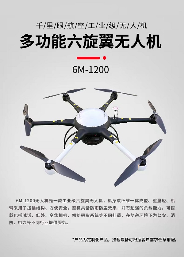 巡檢無人機 6M-1200型(圖1)