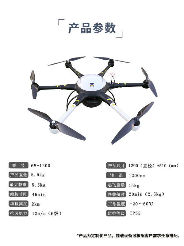 巡檢無人機 6M-1200型(圖4)