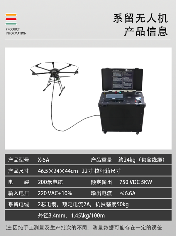 系留無人機(jī)X-5A型(圖2)